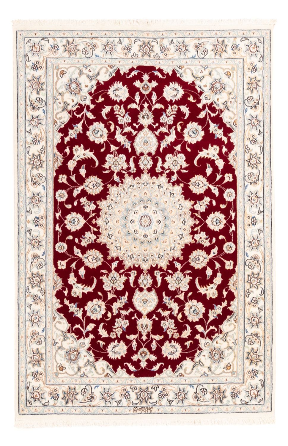 Dywan perski - Nain - Premium - 152 x 108 cm - czerwony