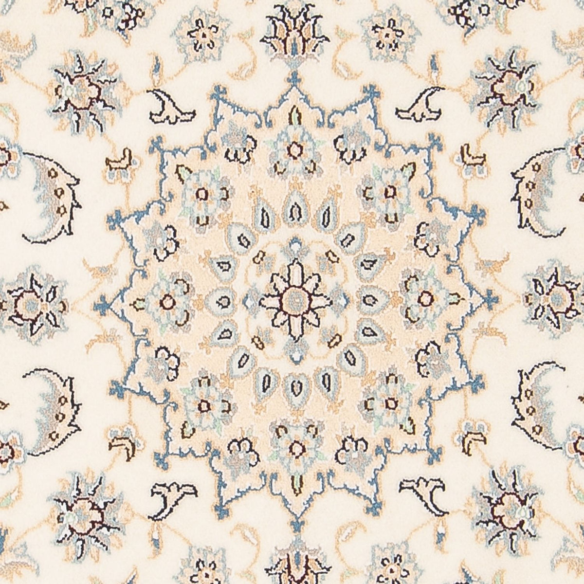 Dywan perski - Nain - Premium - 140 x 74 cm - kremowy