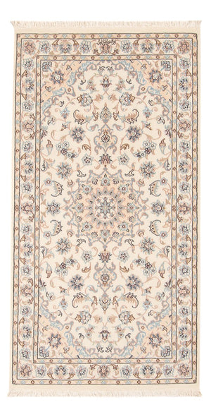 Perserteppich - Nain - Premium - 141 x 75 cm - creme