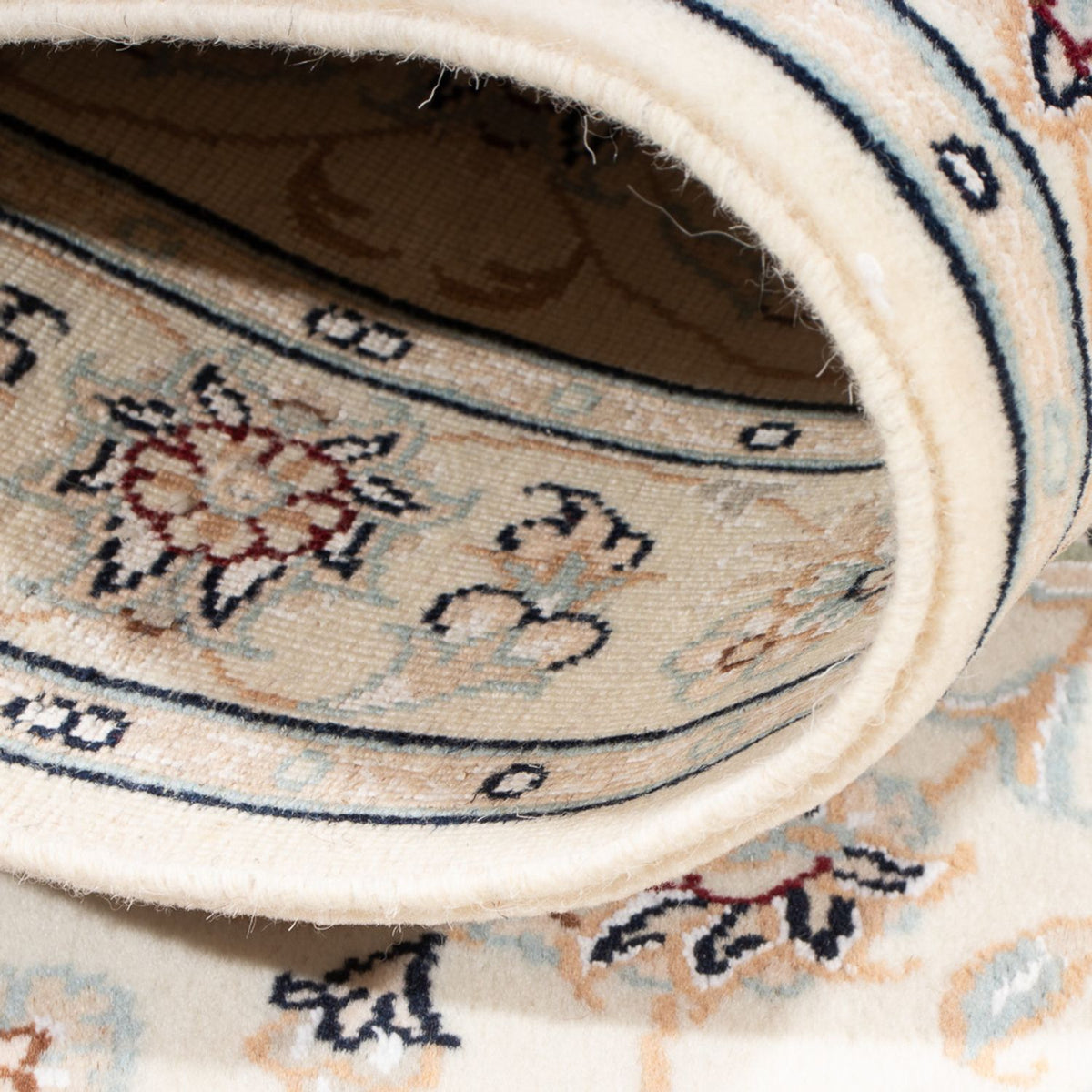 Dywan perski - Nain - Premium - 118 x 80 cm - kremowy