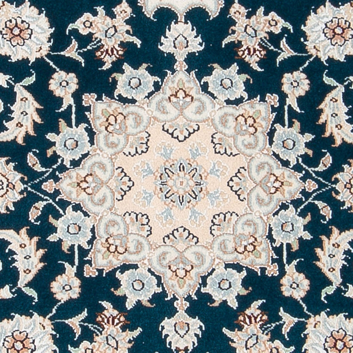 Perserteppich - Nain - Premium - 117 x 80 cm - dunkelgrün