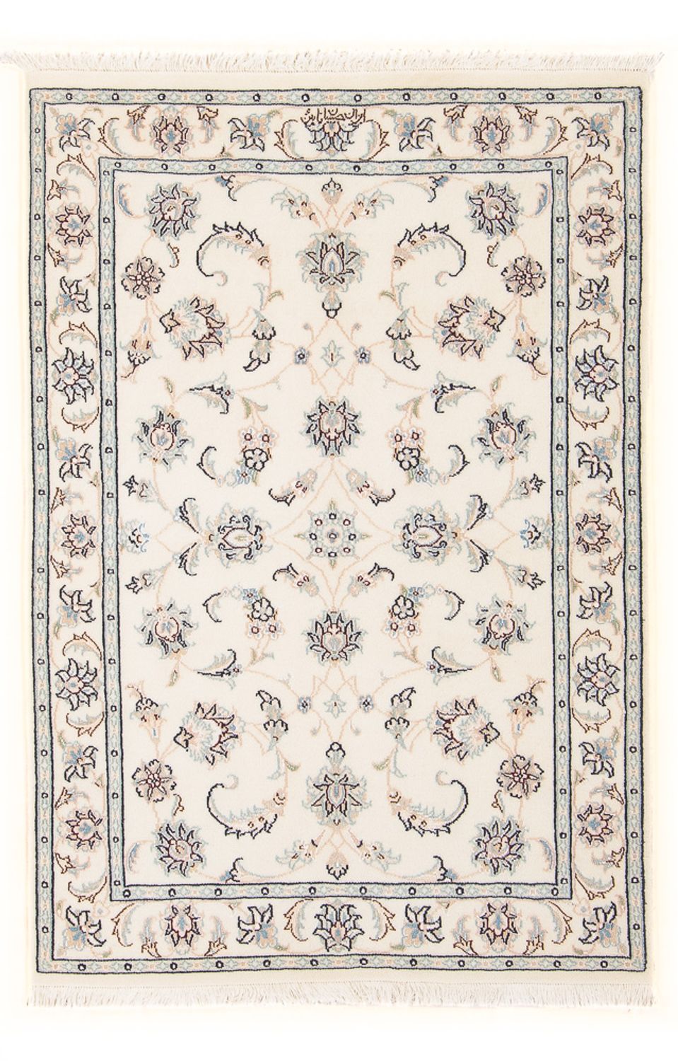 Dywan perski - Nain - Premium - 120 x 80 cm - kremowy