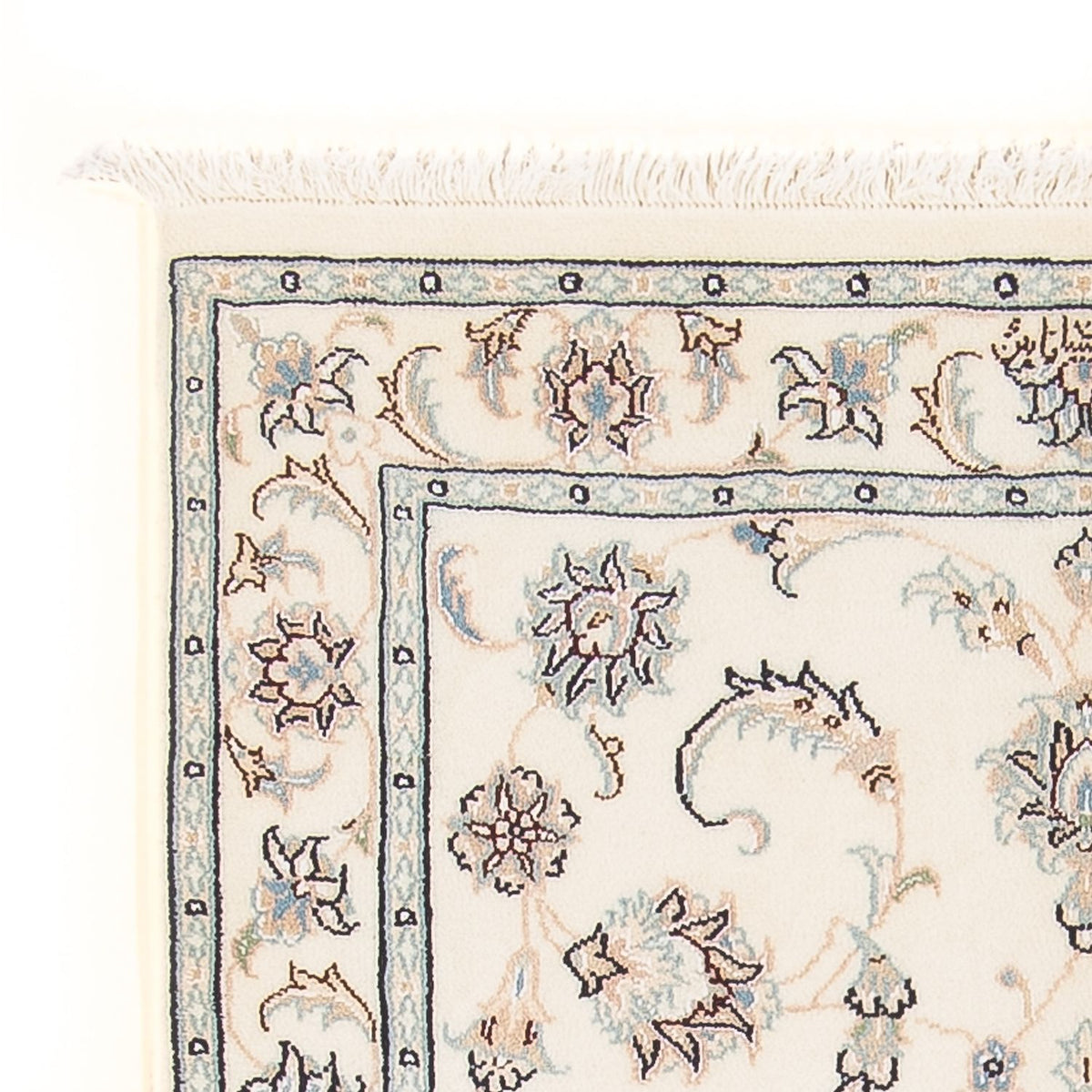 Dywan perski - Nain - Premium - 120 x 80 cm - kremowy