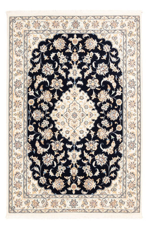 Dywan perski - Nain - Premium - 158 x 109 cm - ciemnoniebieski