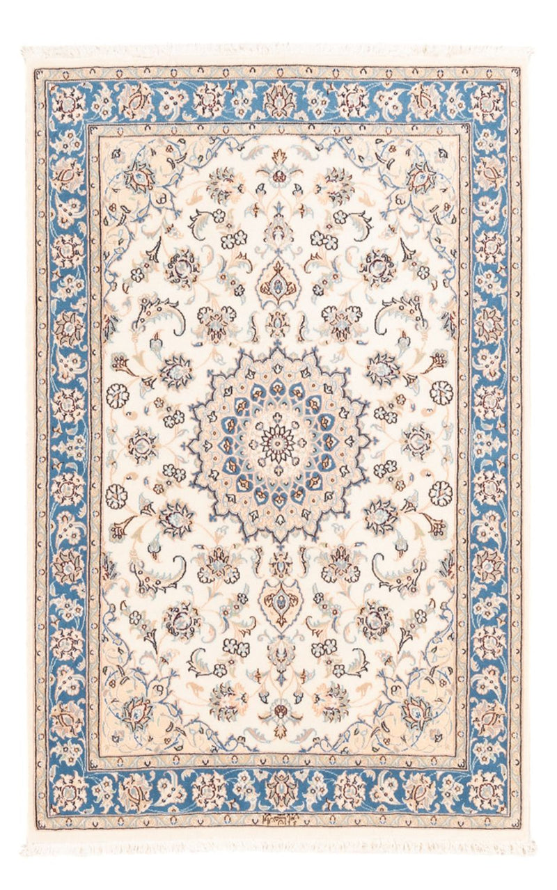 Dywan perski - Nain - Premium - 155 x 104 cm - kremowy