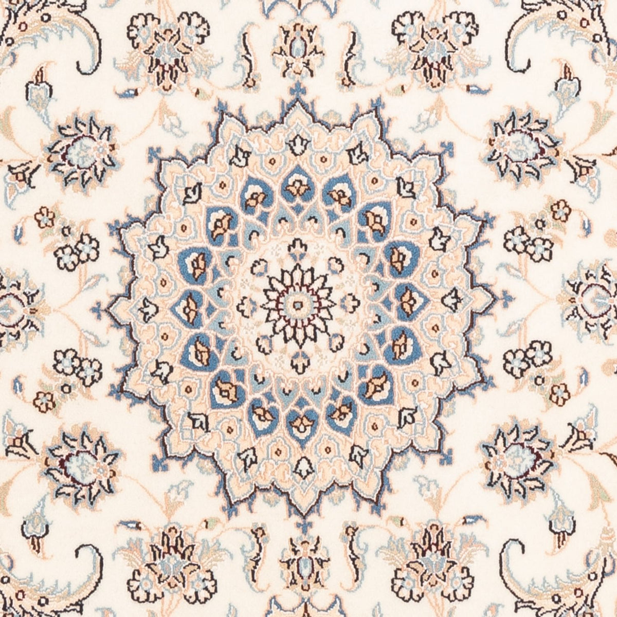 Dywan perski - Nain - Premium - 155 x 104 cm - kremowy