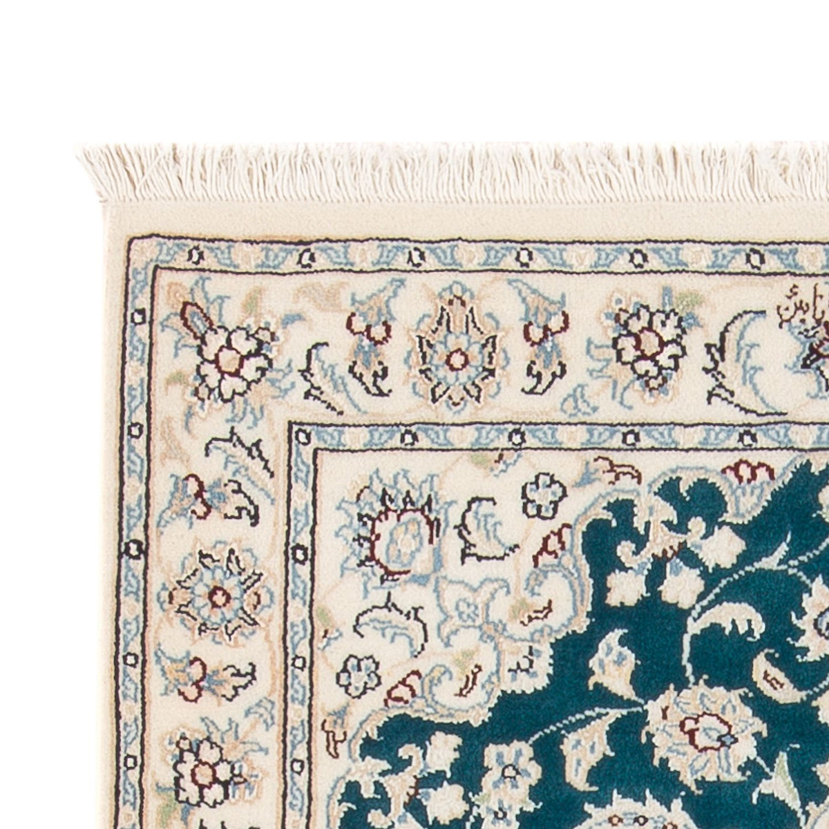 Perserteppich - Nain - Premium - 120 x 83 cm - grün