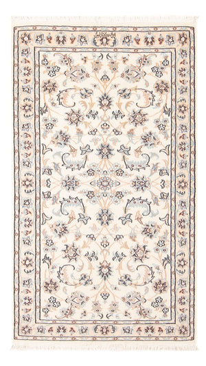 Perserteppich - Nain - Premium - 138 x 73 cm - creme