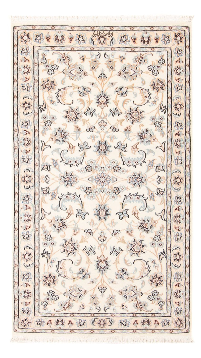Perserteppich - Nain - Premium - 138 x 73 cm - creme