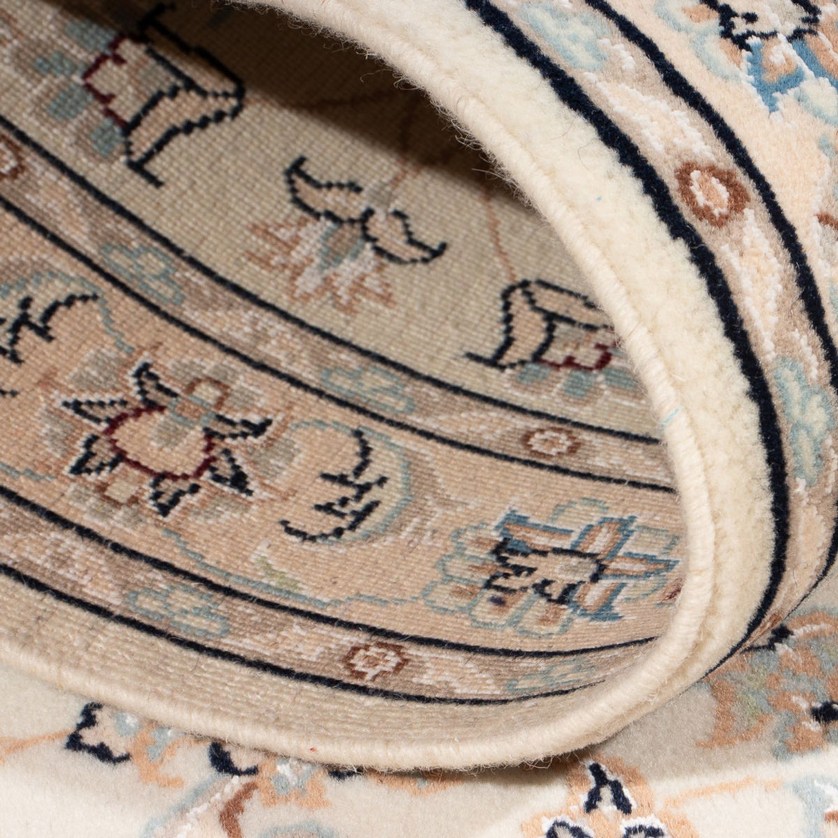 Perserteppich - Nain - Premium - 138 x 73 cm - creme