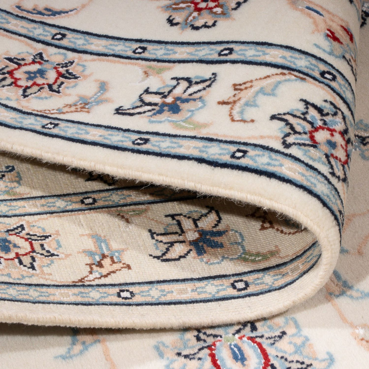 Dywan perski - Nain - Premium - 120 x 81 cm - kremowy