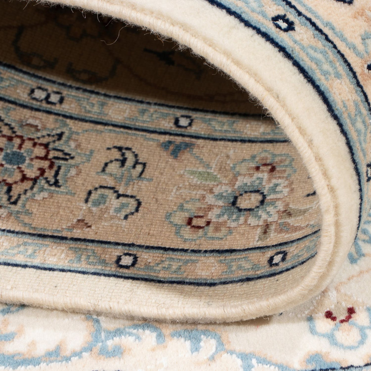 Dywan perski - Nain - Premium - 117 x 80 cm - kremowy