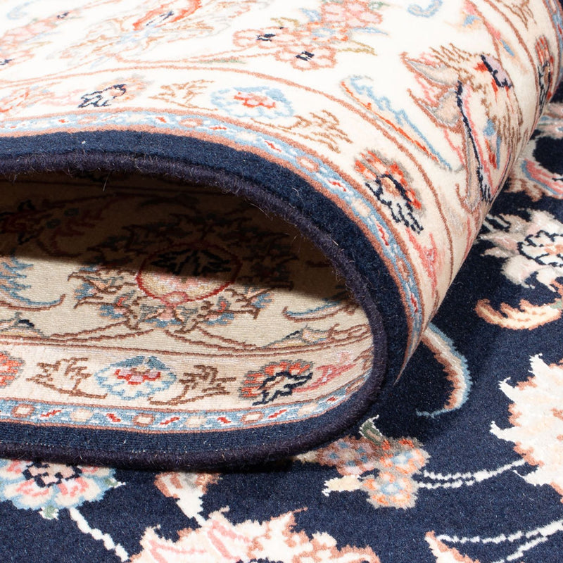 Dywan perski - Tabriz - Królewski - 237 x 167 cm - ciemnoniebieski