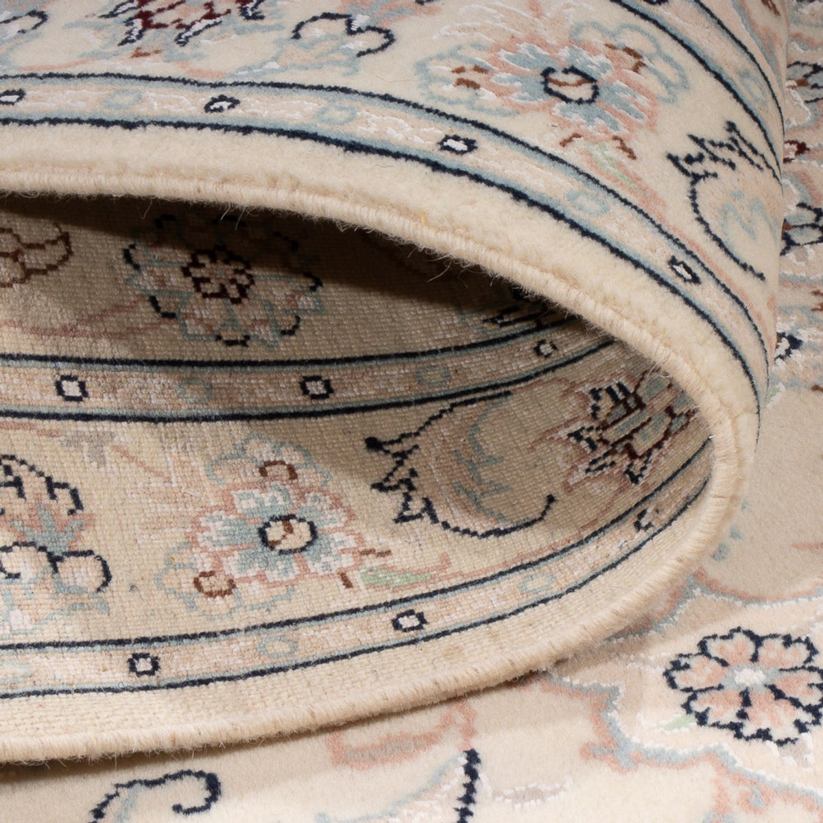 Dywan perski - Nain - Premium - 118 x 81 cm - kremowy