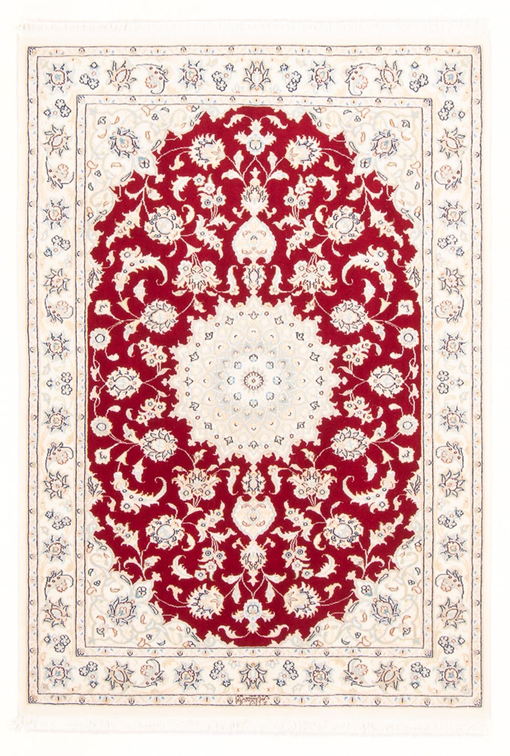 Perserteppich - Nain - Royal - 156 x 107 cm - rot