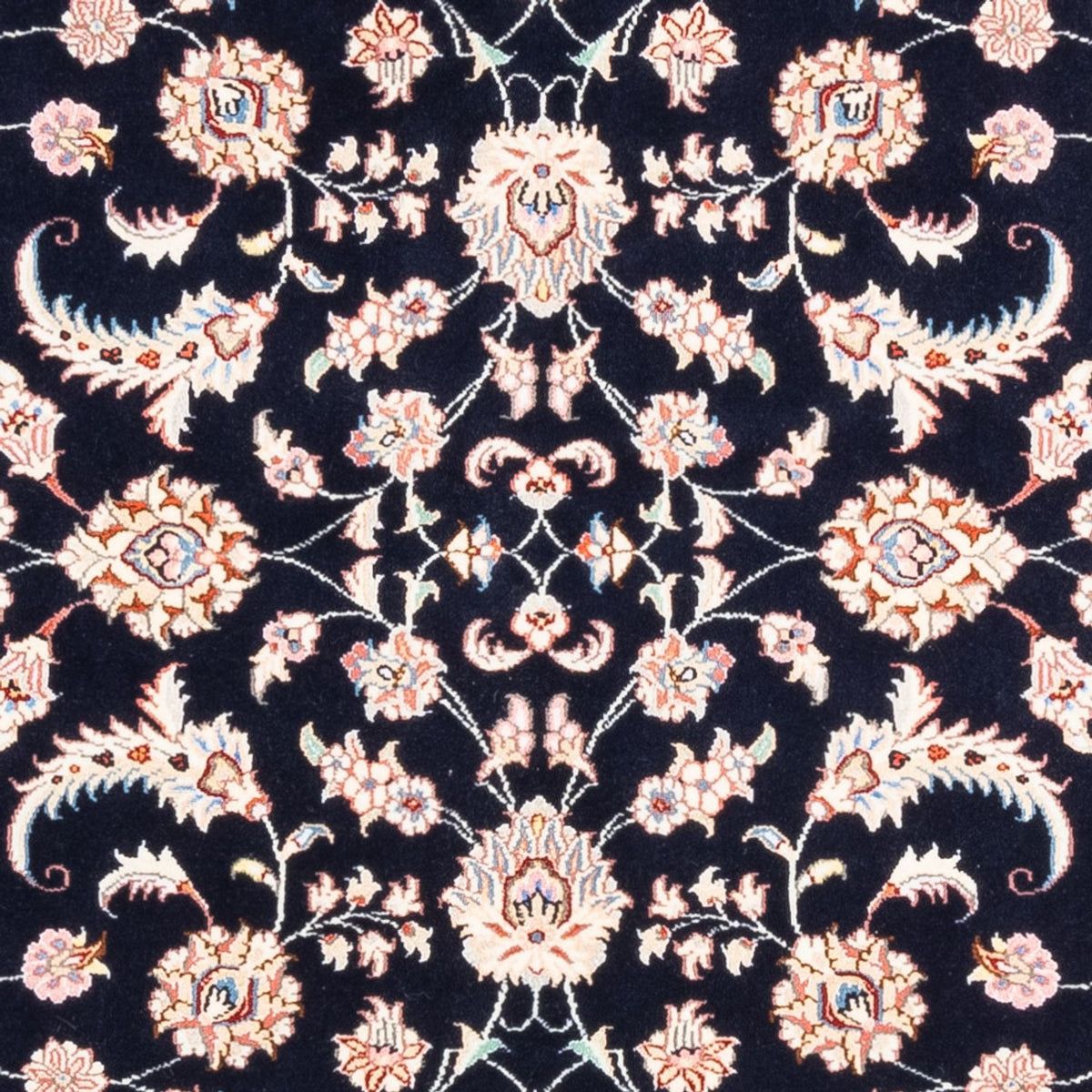 Dywan perski - Tabriz - 200 x 148 cm - ciemnoniebieski