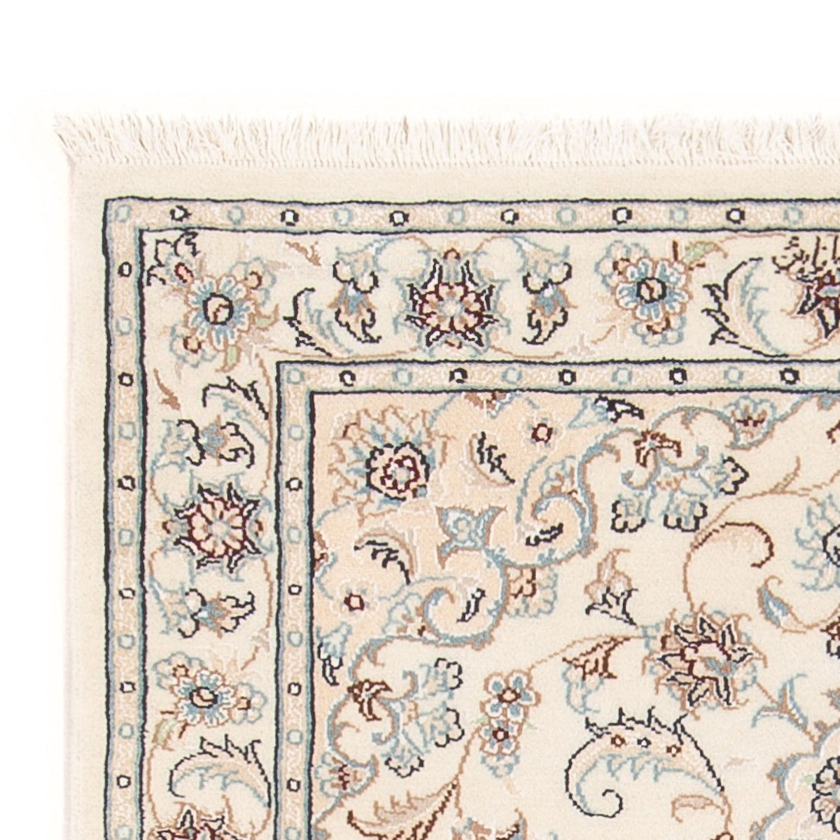 Perserteppich - Nain - Premium - 119 x 79 cm - creme