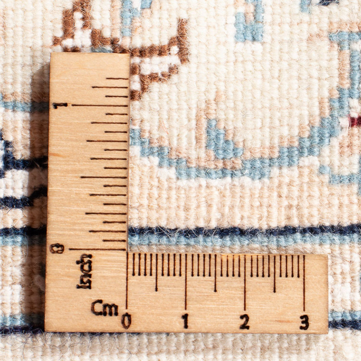 Perserteppich - Nain - Premium - 117 x 80 cm - creme