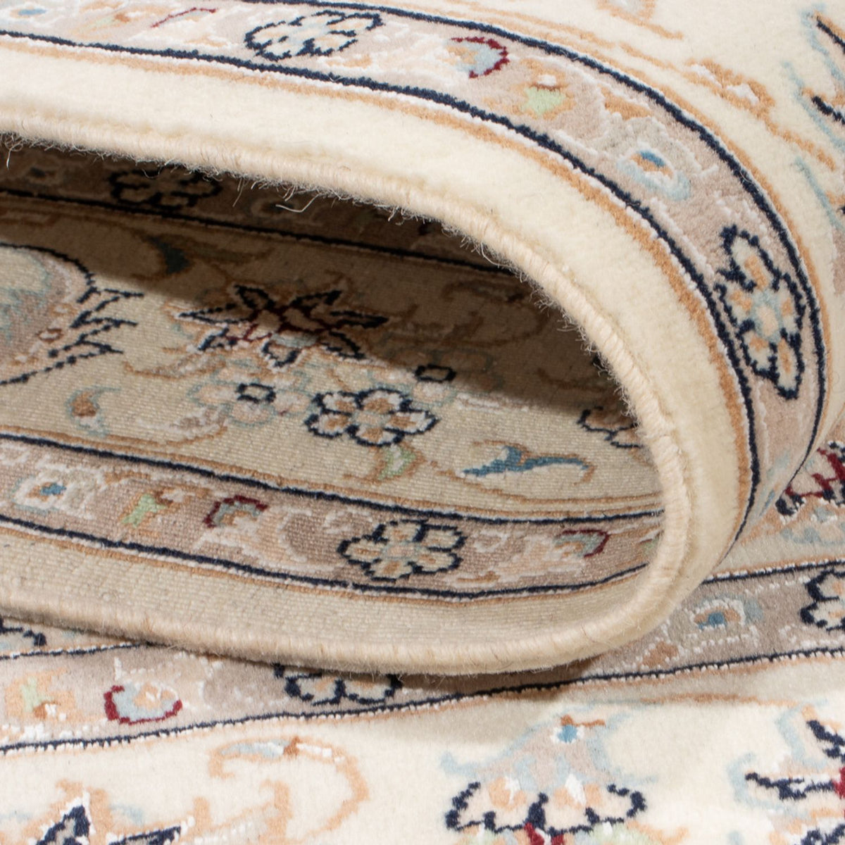 Perserteppich - Nain - Royal - 173 x 118 cm - dunkelblau