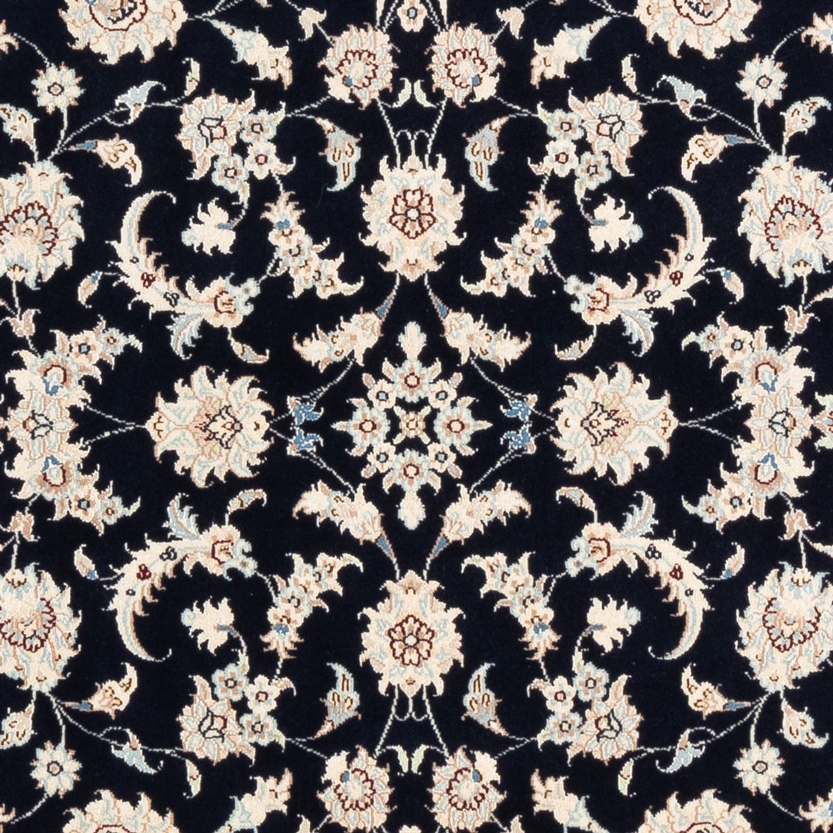 Dywan perski - Nain - Premium - 182 x 121 cm - ciemnoniebieski