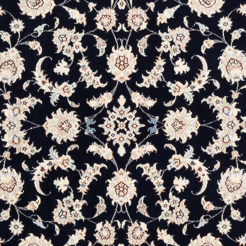 Dywan perski - Nain - Premium - 182 x 121 cm - ciemnoniebieski