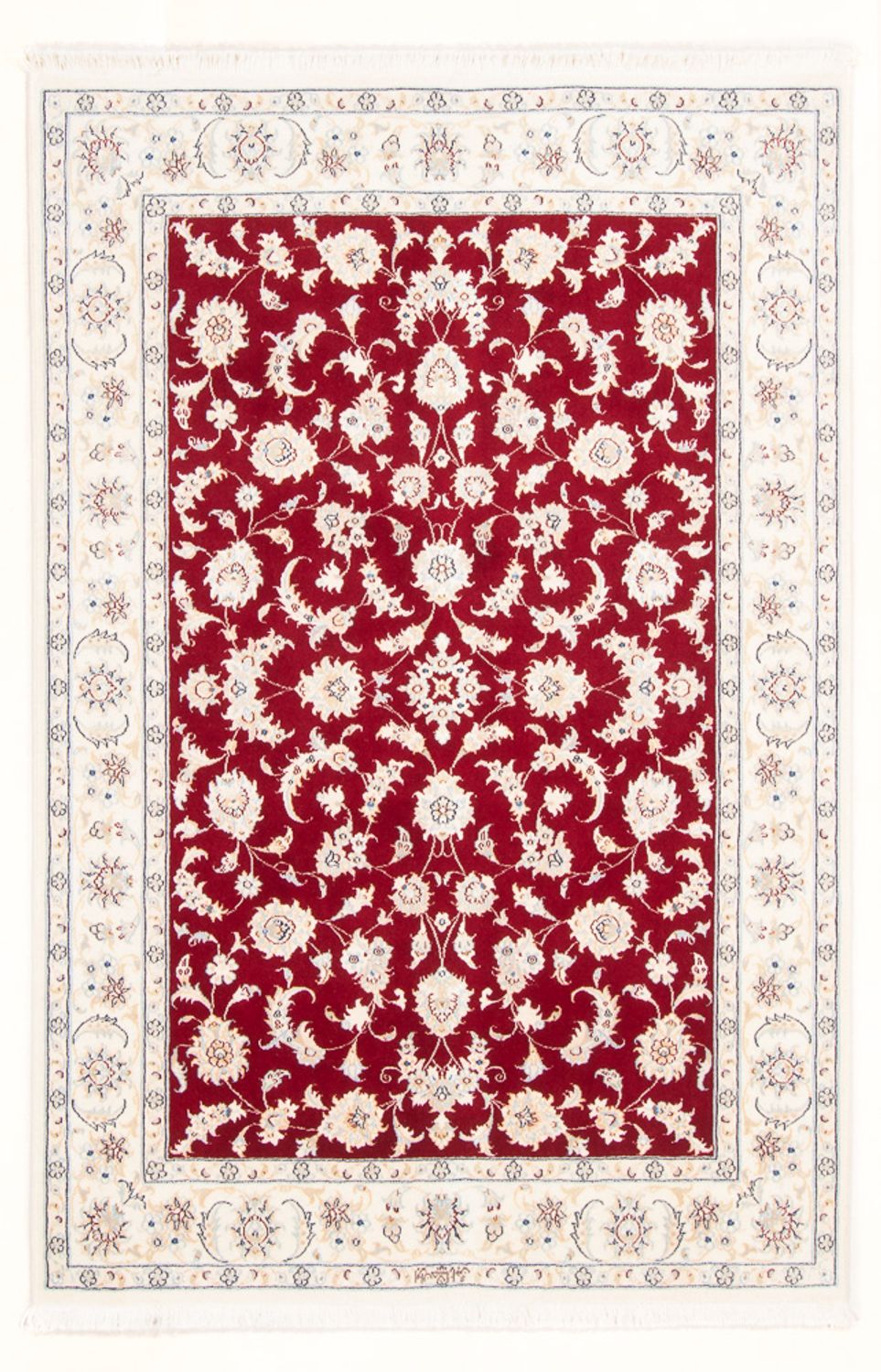 Perserteppich - Nain - Royal - 174 x 119 cm - rot