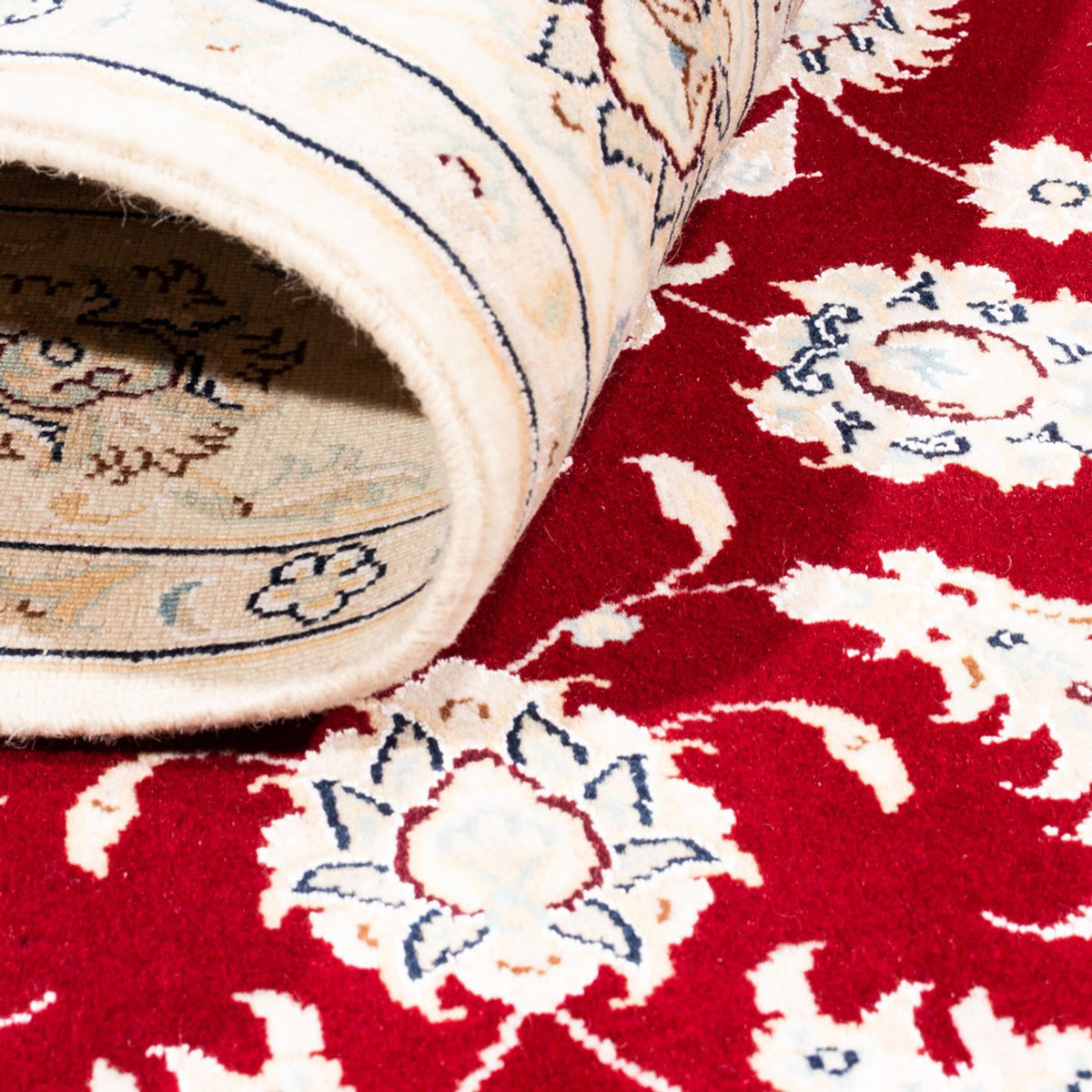 Dywan perski - Nain - Premium - 176 x 118 cm - czerwony