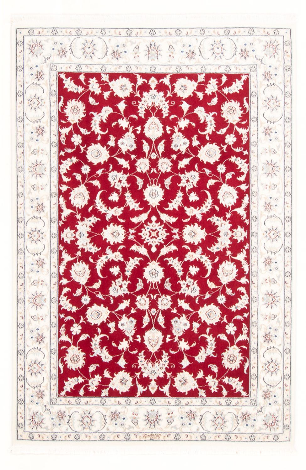 Perserteppich - Nain - Royal - 177 x 120 cm - rot