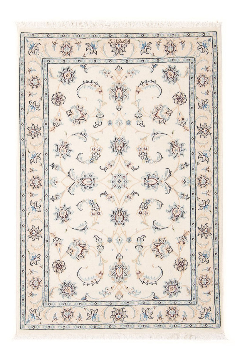 Perserteppich - Nain - Premium - 117 x 78 cm - creme