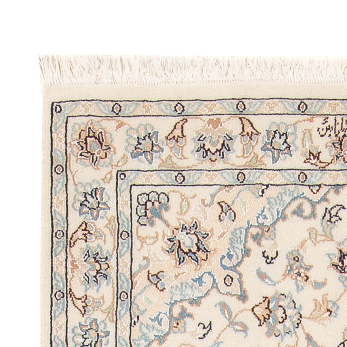 Dywan perski - Nain - Premium - 135 x 74 cm - kremowy