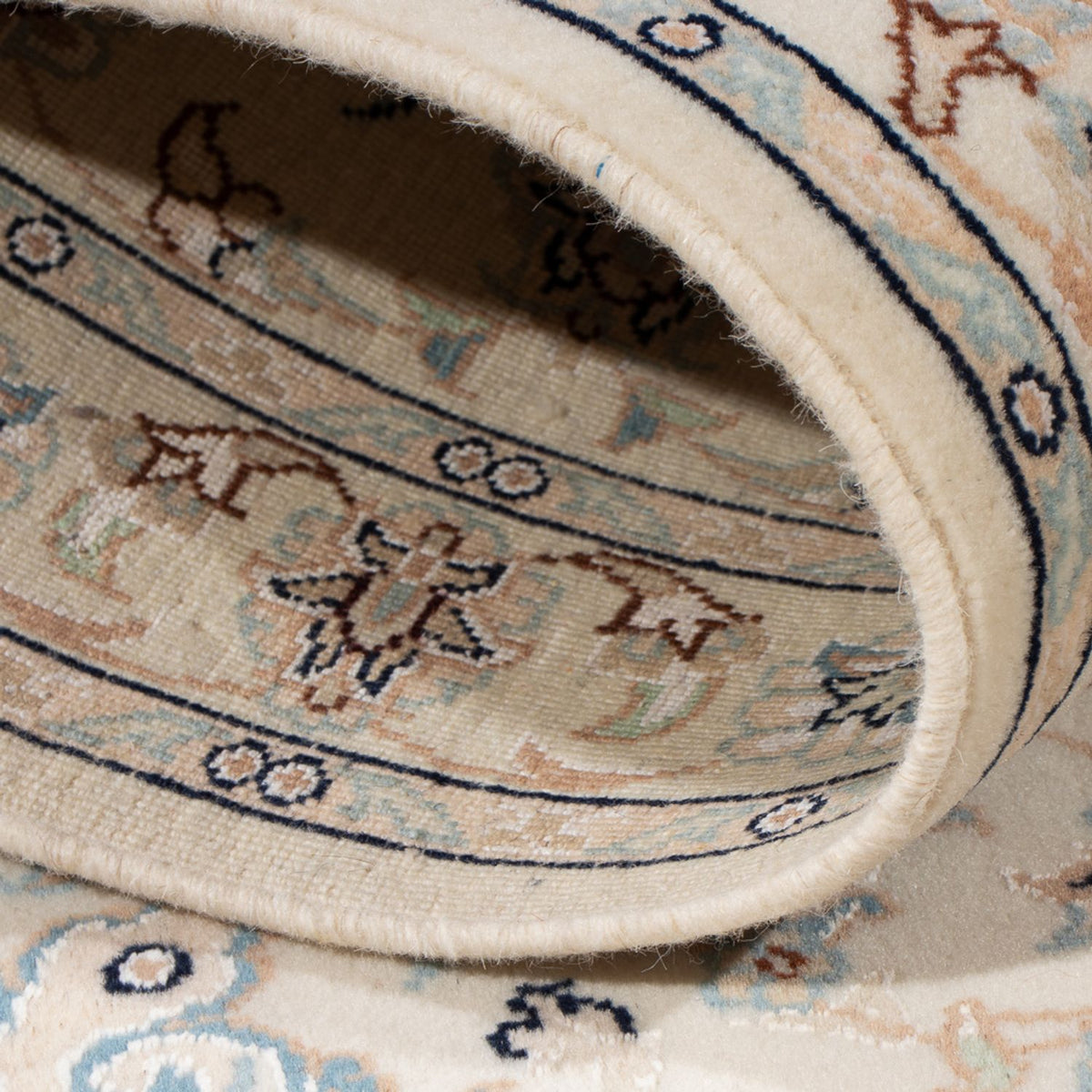 Dywan perski - Nain - Premium - 135 x 74 cm - kremowy