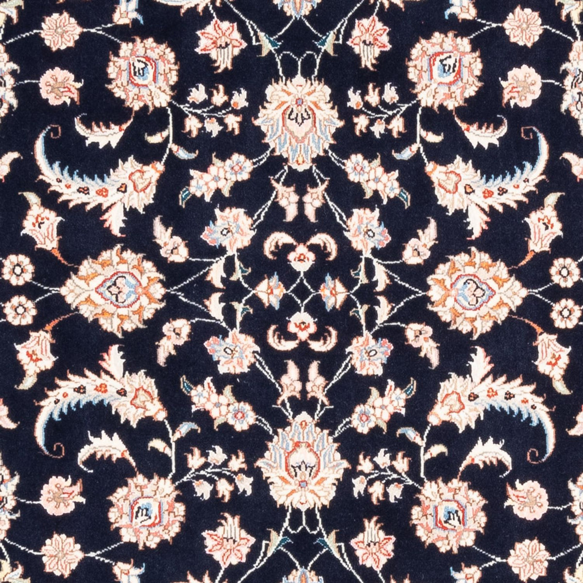 Dywan perski - Tabriz - 200 x 147 cm - ciemnoniebieski