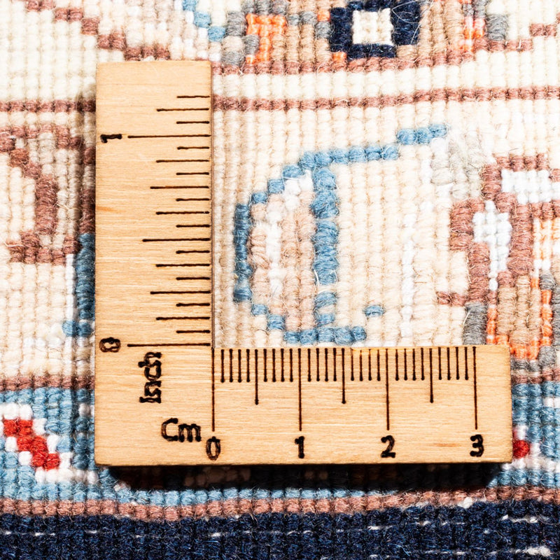 Dywan perski - Tabriz - 200 x 147 cm - ciemnoniebieski