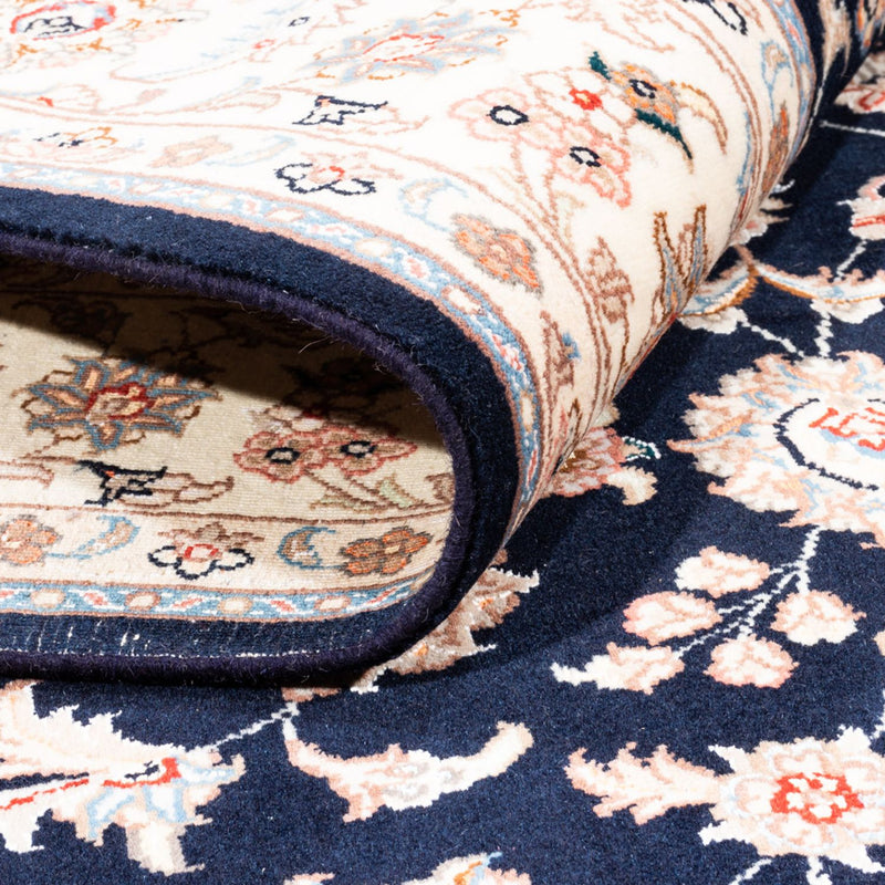 Dywan perski - Tabriz - 200 x 150 cm - ciemnoniebieski