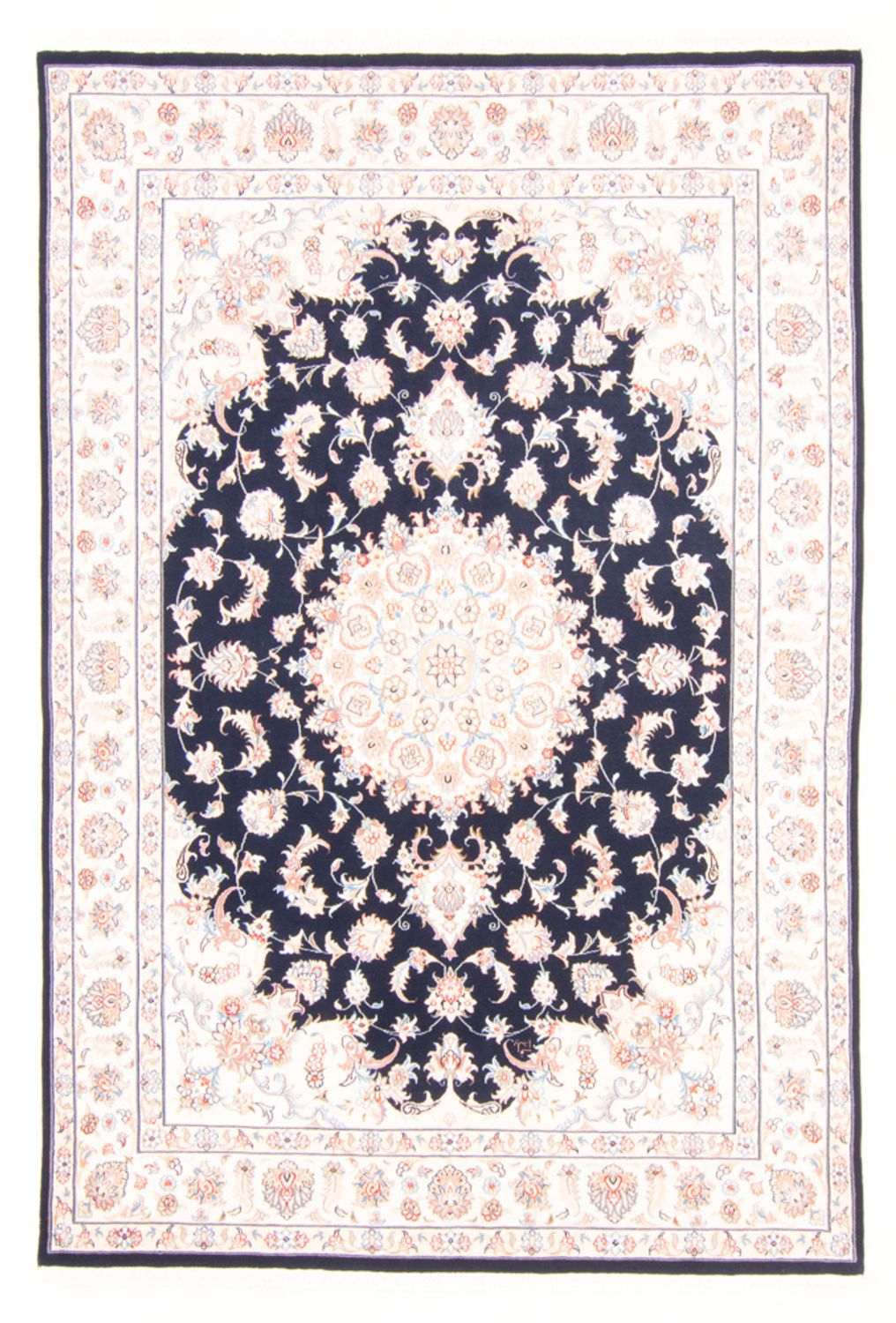 Perserteppich - Täbriz - Royal - 237 x 167 cm - dunkelblau