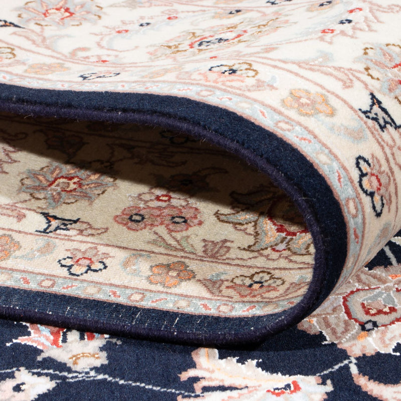 Perserteppich - Täbriz - Royal - 201 x 149 cm - dunkelblau