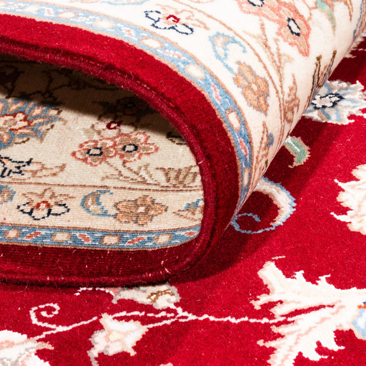 Dywan perski - Tabriz - 199 x 147 cm - czerwony