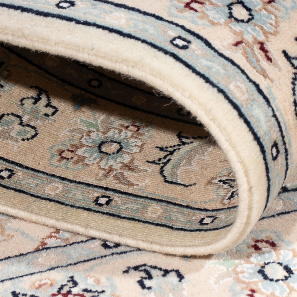 Dywan perski - Nain - Premium - 117 x 80 cm - kremowy