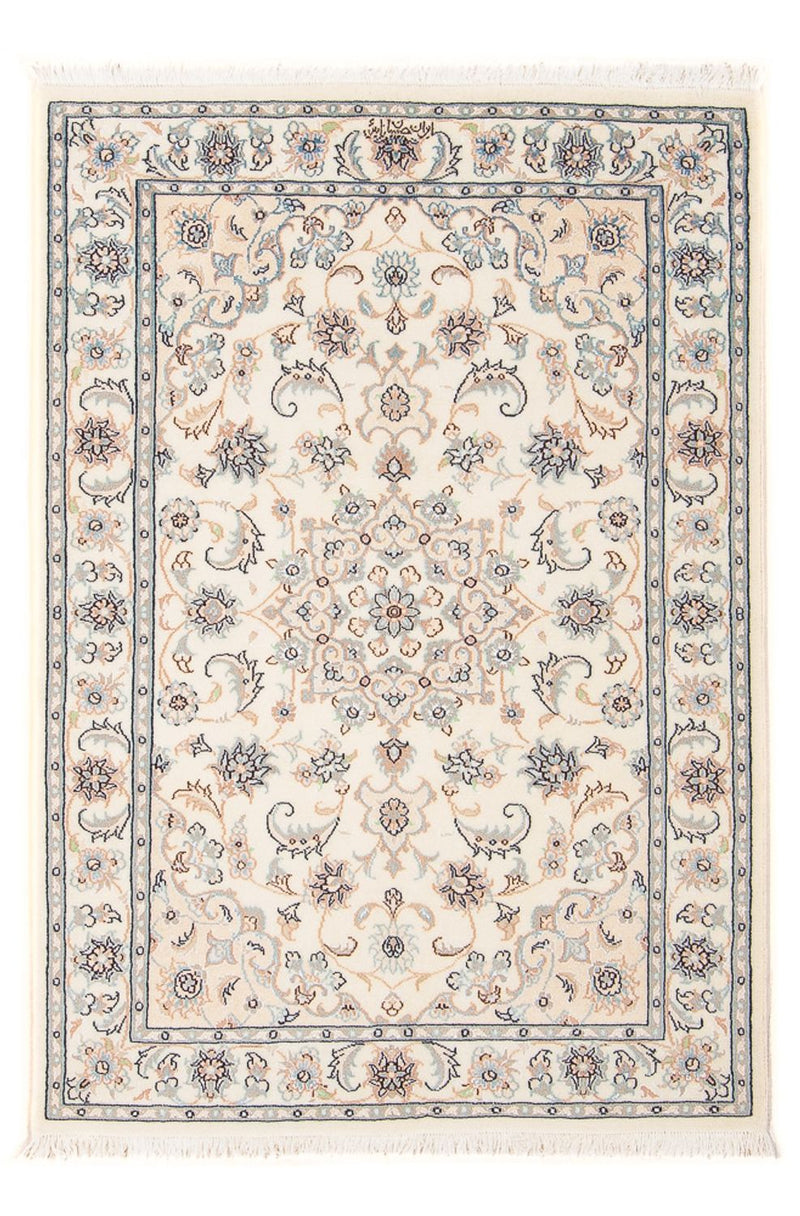 Perserteppich - Nain - Premium - 119 x 77 cm - creme