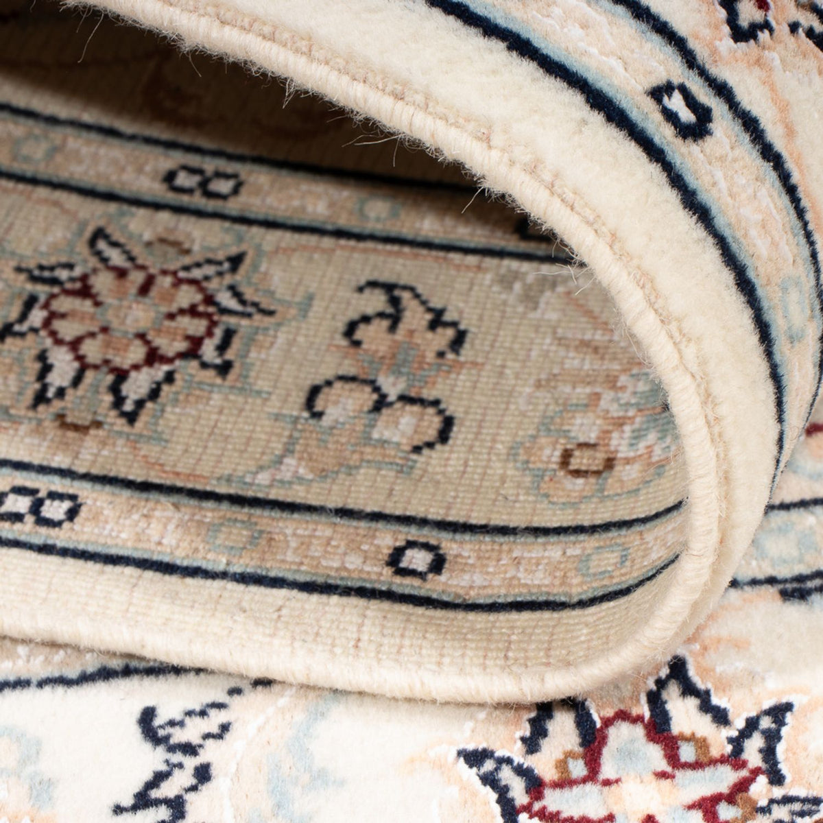 Dywan perski - Nain - Premium - 119 x 80 cm - kremowy