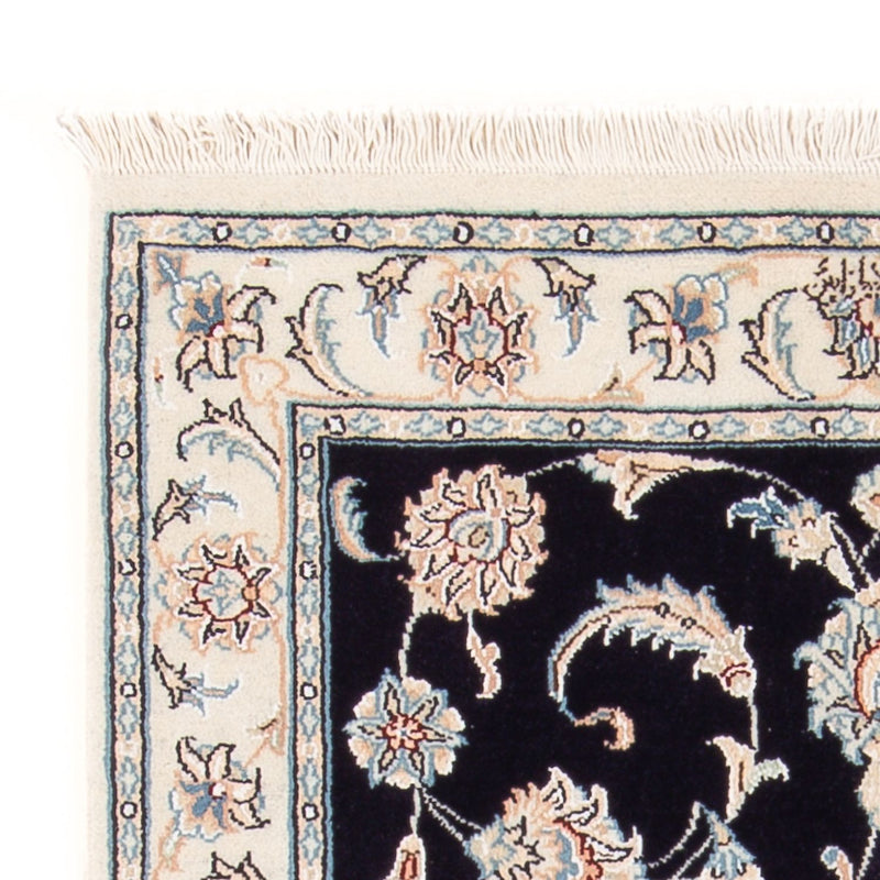 Perserteppich - Nain - Premium - 125 x 80 cm - dunkelblau