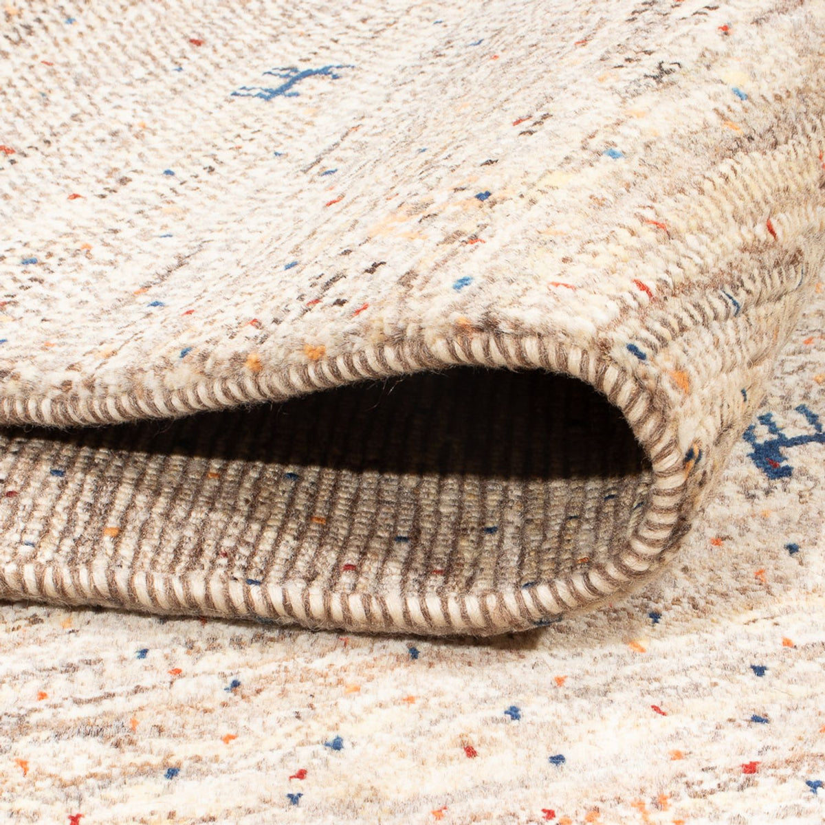 Gabbeh Teppich - Perser - 298 x 204 cm - natur