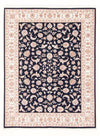 Tabriz - 50 Raj Dywan 149x197cm - Dywan perski - Prostokątny / Ciemnoniebieski / 149 x 197 cm Prostokątny