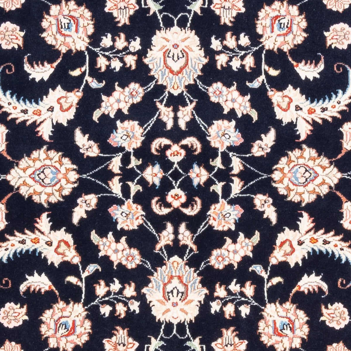 Dywan perski - Tabriz - 200 x 149 cm - ciemnoniebieski