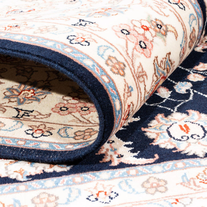 Dywan perski - Tabriz - 200 x 149 cm - ciemnoniebieski