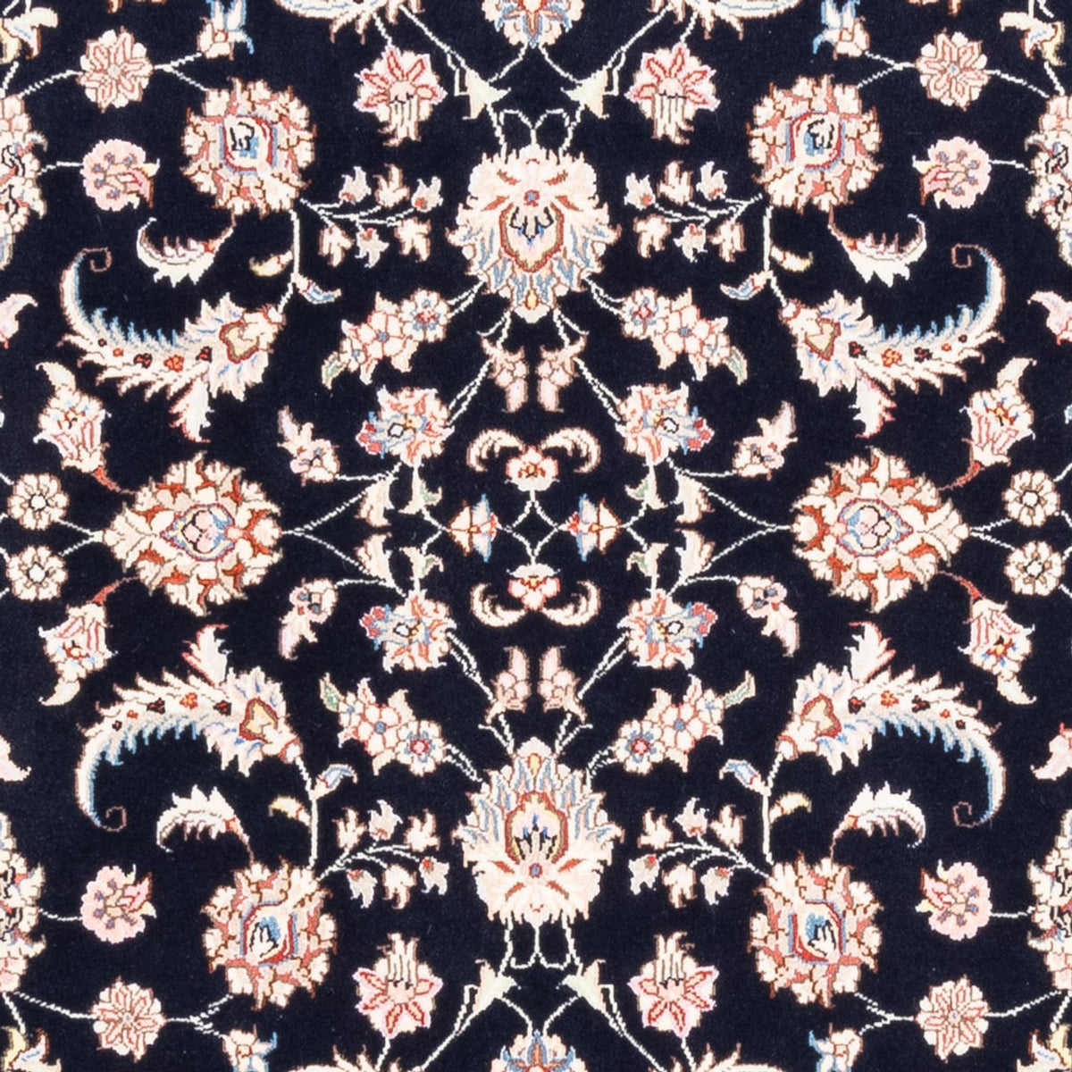 Dywan perski - Tabriz - 201 x 150 cm - ciemnoniebieski