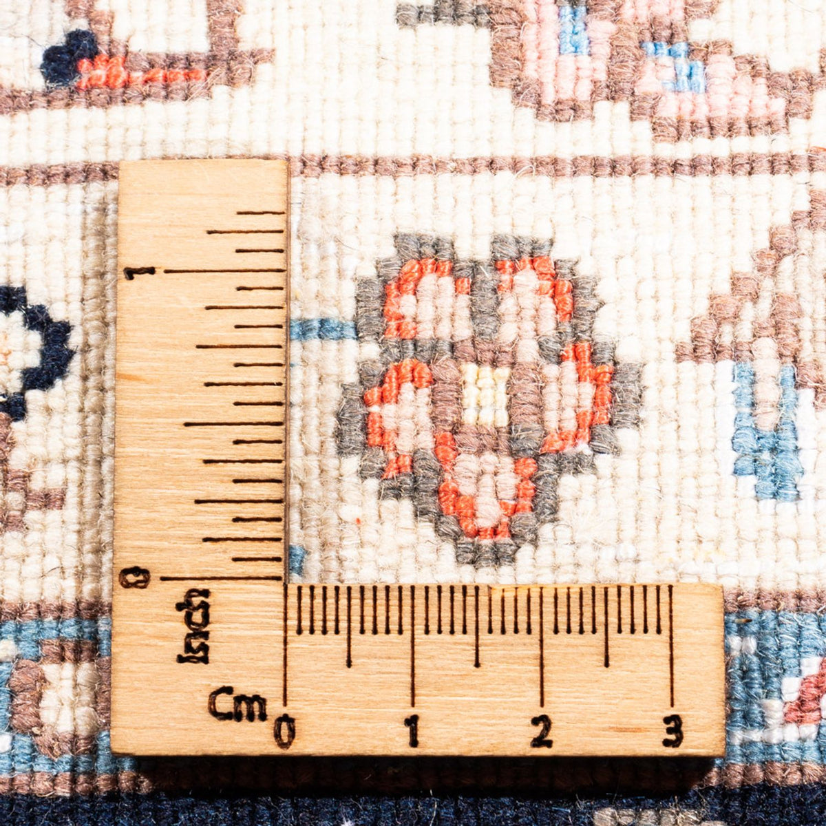 Dywan perski - Tabriz - 201 x 150 cm - ciemnoniebieski