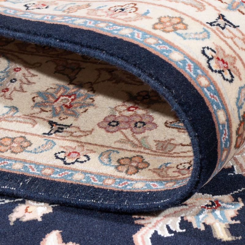 Perserteppich - Täbriz - Royal - 202 x 151 cm - dunkelblau