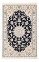 Dywan perski - Nain - Premium - 120 x 81 cm - ciemnoniebieski
