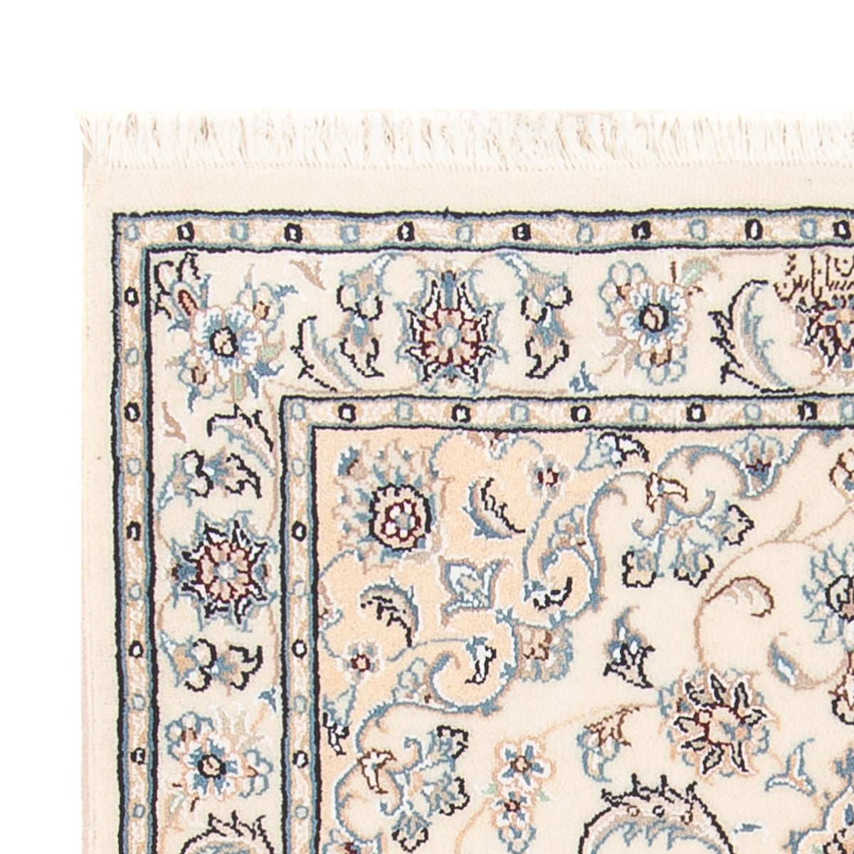 Dywan perski - Nain - Premium - 121 x 82 cm - kremowy